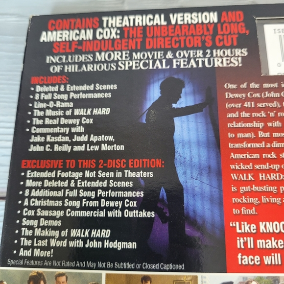 Walk Hard - Dewey Cox - John - Comedy Will Ferrell Documentary Johnny Cash & Ray - Picture 12 of 16